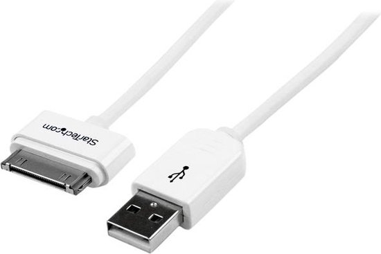 USB Cable Startech USB2ADC1M USB A White - Startech