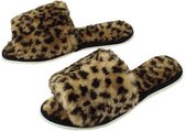 Comfort Trends - Luidpaardslipper - Maat L - Bruin