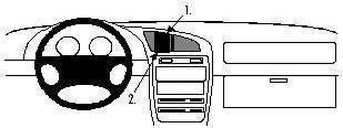 Brodit PDA/GPS/mobiele telefoons accessoires ProClip