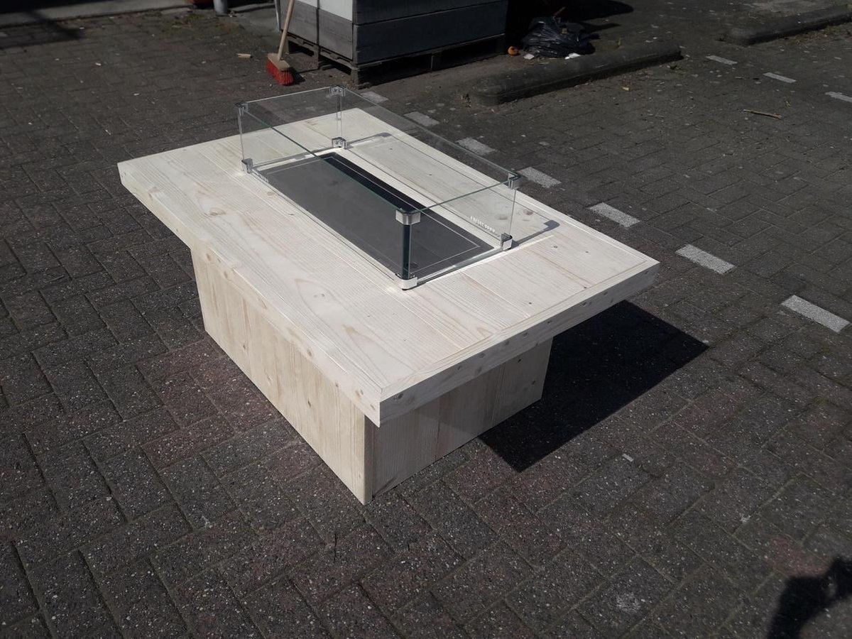 Vuurtafel Tree Nieuw Steigerhout 80x120x50