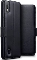 Samsung Galaxy A10 hoesje - CaseBoutique - Zwart - Leer