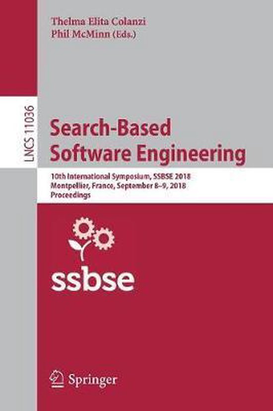 Lecture Notes in Computer Science11036- Search-Based Softwar ... - cover