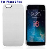 iPhone 6(S) PLUS (5.5 inch) - hoes, cover, case - TPU - Mesh - wit