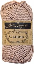 SCHEEPJES CATONA 257 ANTIQUE MAUVE. PAK MET 10 BOLLEN a 50 GRAM. INCL. Gratis Digitale vinger haak en brei toerenteller.