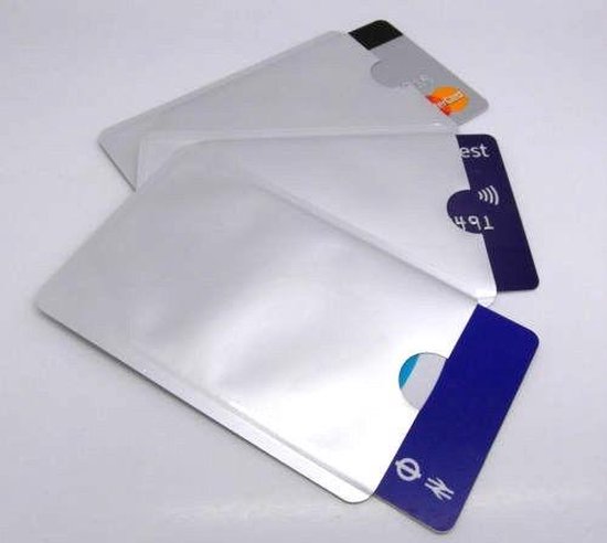 3X RFID kaart beschermhoes - Bankpas en ID-kaart