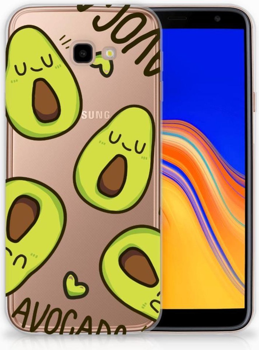 Samsung Galaxy J4 Plus (2018) Telefoonhoesje met Naam Avocado Singing