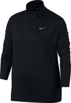 Nike Element Top Half Zip Sporttrui Dames - Black/(Reflective Silv)