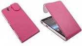 Sony Xperia Z hot pink roze tasje cover hoesje  +  Screenprotector!