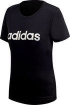 adidas Sportshirt - Maat XS  - Vrouwen - zwart/wit