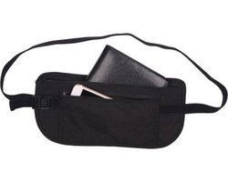 Heuptasje - Heuptas - Buideltasje - Buideltas - 29 x 13,5 cm - Zwart