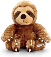 Keel Toys pluche luiaard knuffel 14 cm - knuffeldier