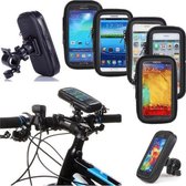 DrPhone Waterdicht Fietshouder voor Mobiel - Waterbestendig - Schokbestendig - Afneembaar - Fiets/Mountainbike/Motor/Scooter - Frametas - Inclusief bevestiging - 4.7 inch t/m 5.2 i