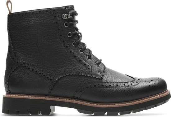 Clarks Veterboots Heren - Zwart - Maat 44 | bol.com