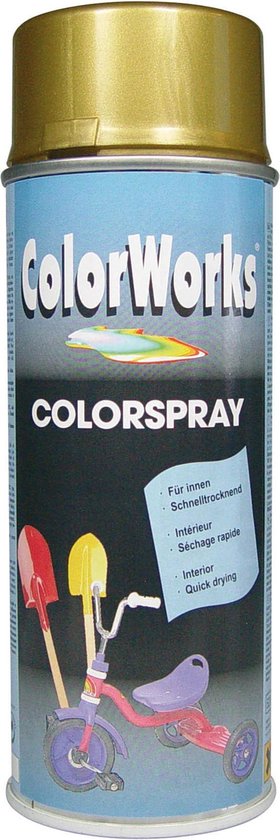 Colorworks Colorspray - Hoogglans - 400 ml - Goud