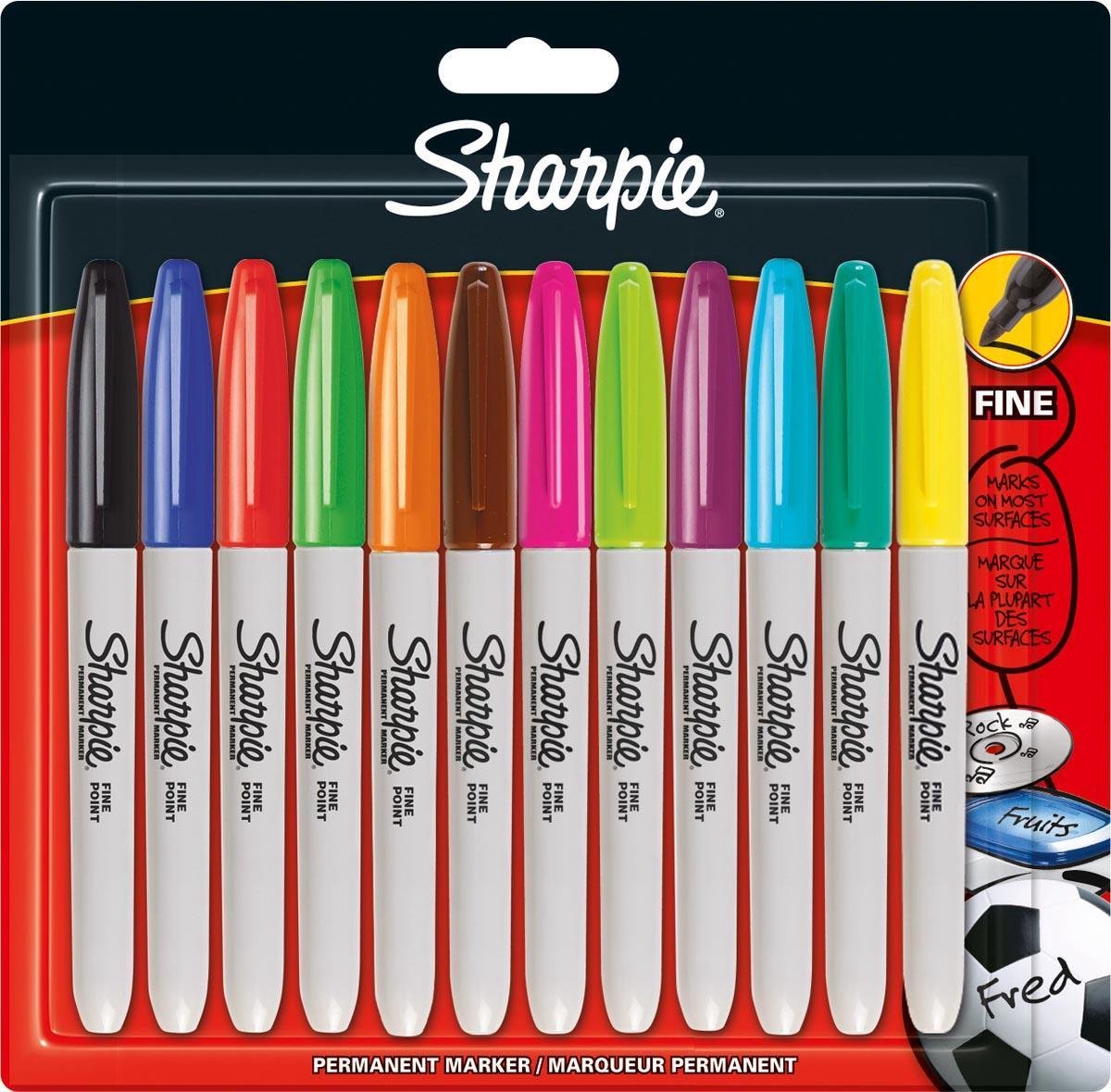 Bol Com Sharpie Perm Marker Fijn 12x