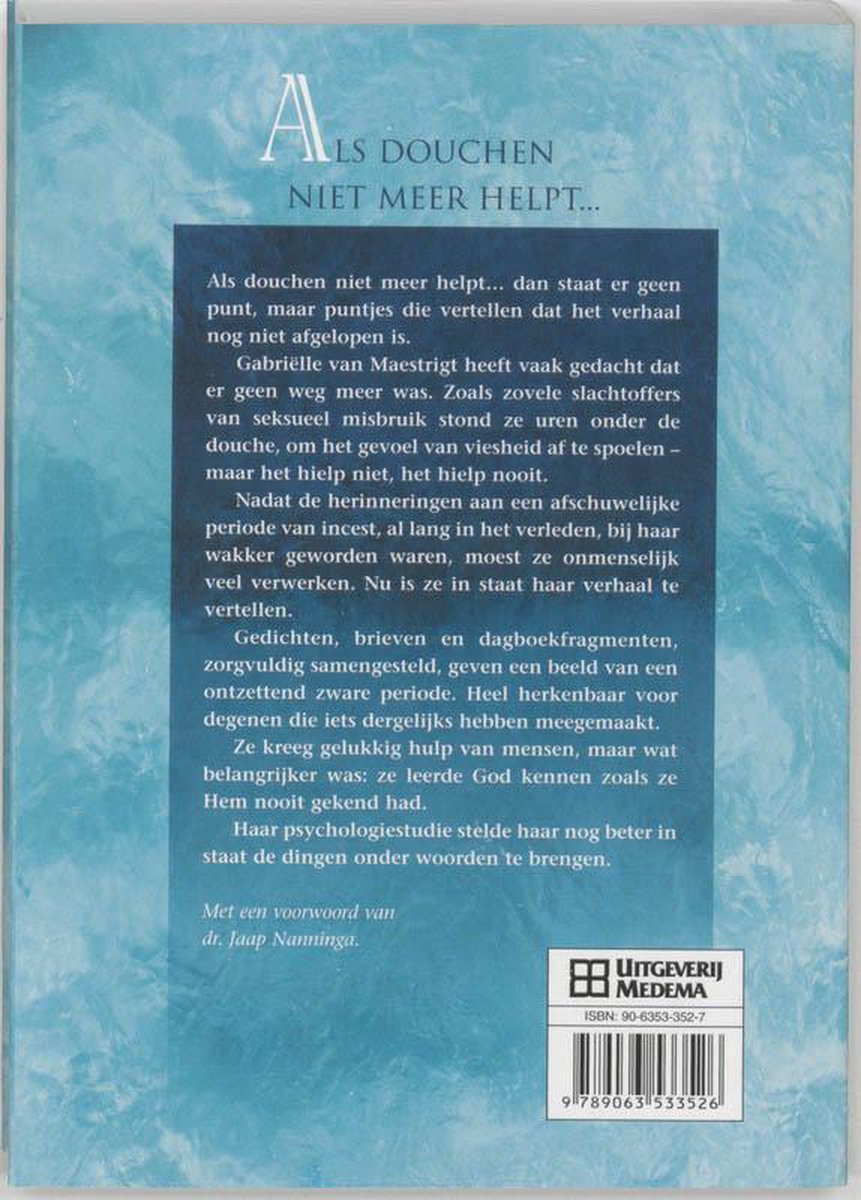 Boek kaft met tekst in het Nederlands en het logo van Uitgeverij Medema.