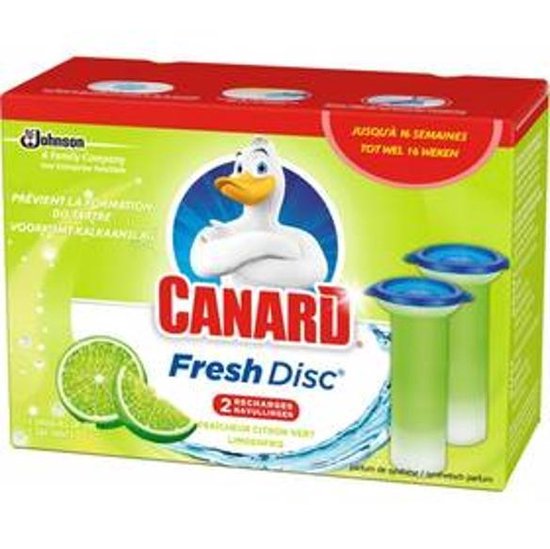 Canard - Fresh Disc Navullingen - limoenfris - 1 pak met 2