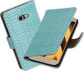 BestCases.nl Turquoise Slang booktype wallet cover hoesje Samsung Galaxy A5 2017