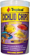 Tropical Cichlide Chips - 1 Liter - Cichlide Visvoer - Aquarium Visvoer