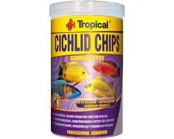 TROPICAL visvoer Cichlid Chips zinkend 520G/1000ML