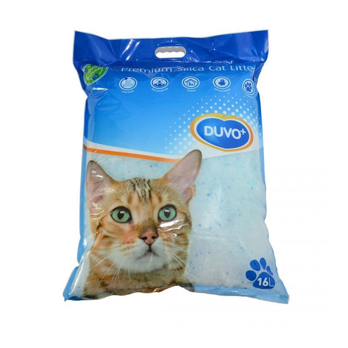 Duvo Silica Premium Kattenbakvulling 2 x 16L