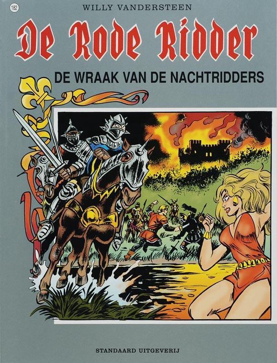 Cover van het boek 'De wraak van de nachtridders' van Willy Vandersteen