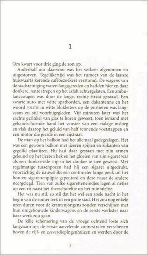 De Man Op Het Balkon