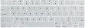 Siliconen Toetsenbord bescherming voor Macbook Pro met Touch Bar US-versie Zilver