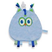 Speendoek uil blauw