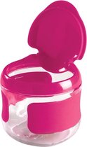 OXO tot Klein Flip-Top Snackdoosje - Snack doosje kinderen - Snackbox kinderen - Pink