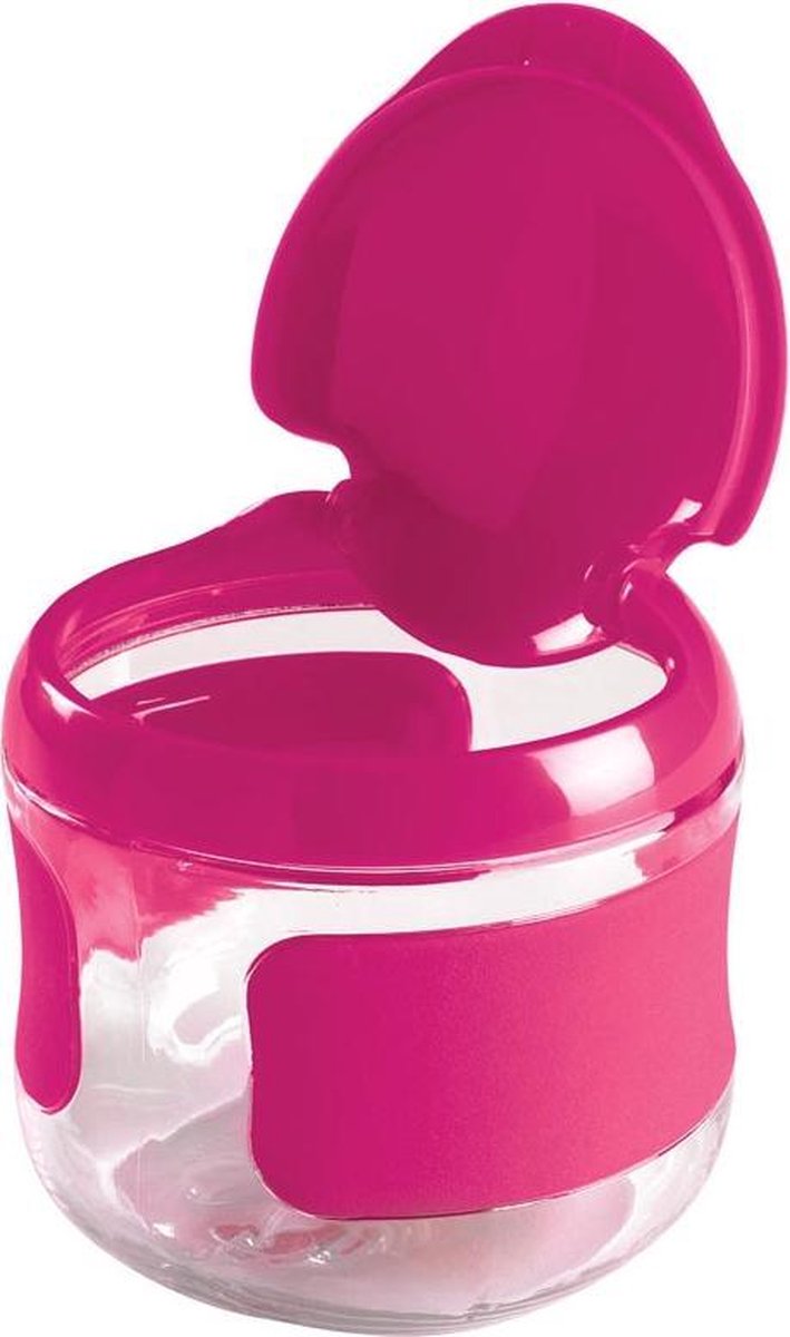 OXO tot Klein Flip-Top Snackdoosje - Snack doosje kinderen - Snackbox kinderen - Pink