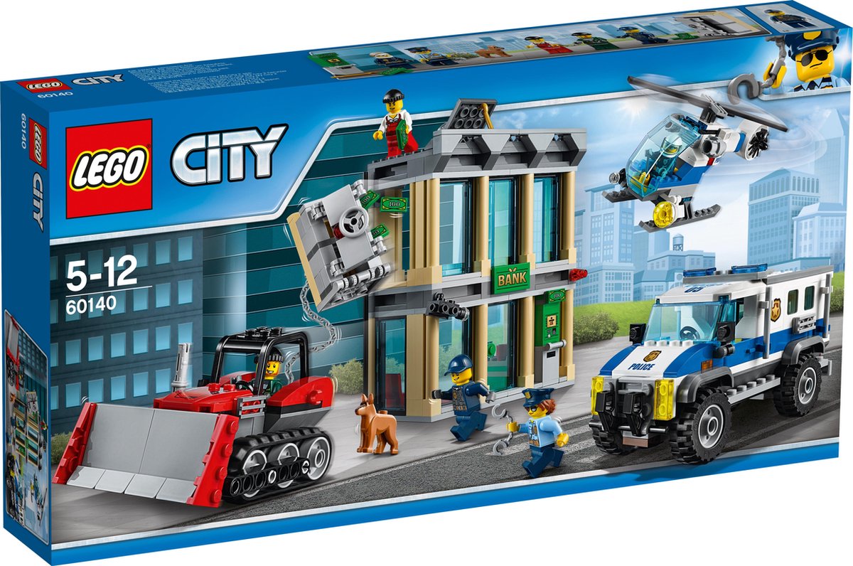 LEGO City Politie Bulldozer Inbraak - 60140 | bol.com
