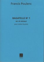 Bagatelle N 1 En Re Mineur Violon-Piano