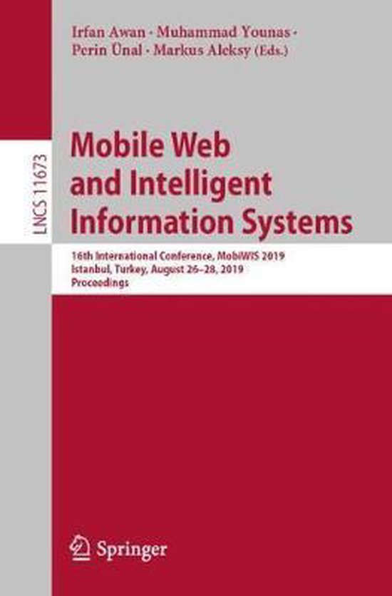 Lecture Notes in Computer Science11673- Mobile Web and Intel ... - cover