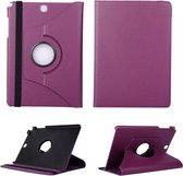 Galaxy Tab A 9,7 Paars SM-T550 Tablet Case met 360° draaistand cover hoes