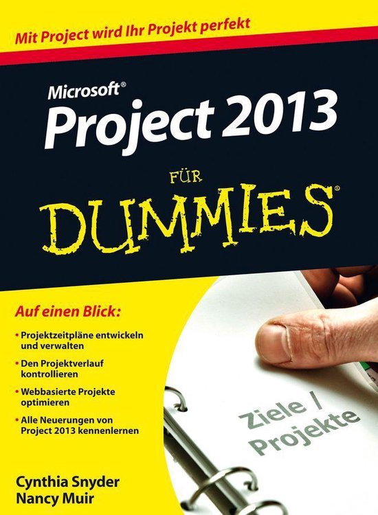 Für Dummies - Microsoft Project 2013 für Dummies - cover
