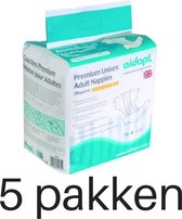 Aidapt - luiers - 5 pakken - unisex - voor volwassenen - maat medium