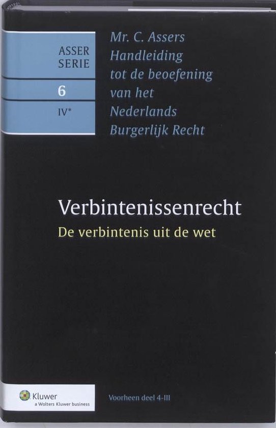 Asser serie 6-IV - Verbintenissenrecht - cover