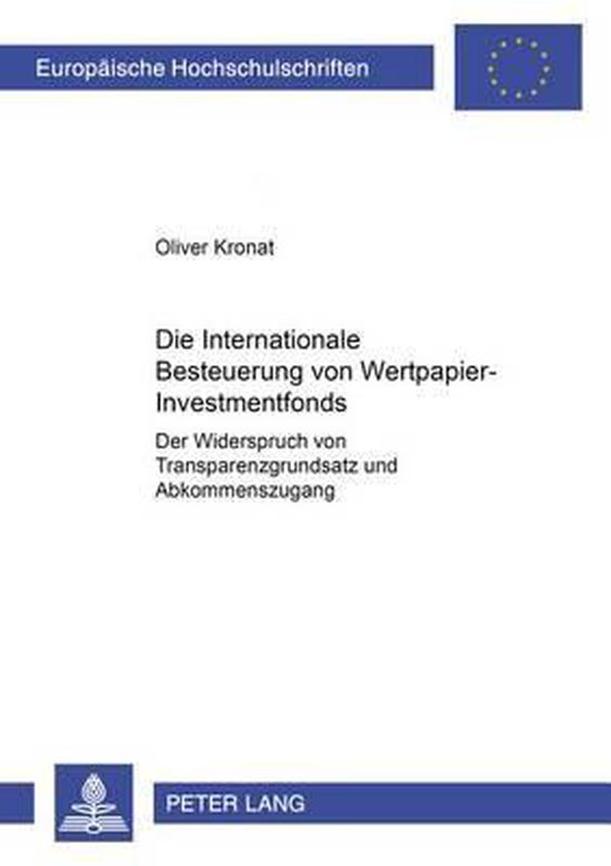 Europaeische Hochschulschriften Recht- Die Internationale Be ... - cover