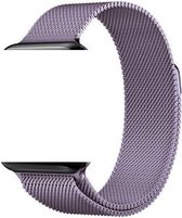 KELERINO. Milanees bandje - bandje geschikt voor Apple Watch Series 4 (40mm) - Lavendel