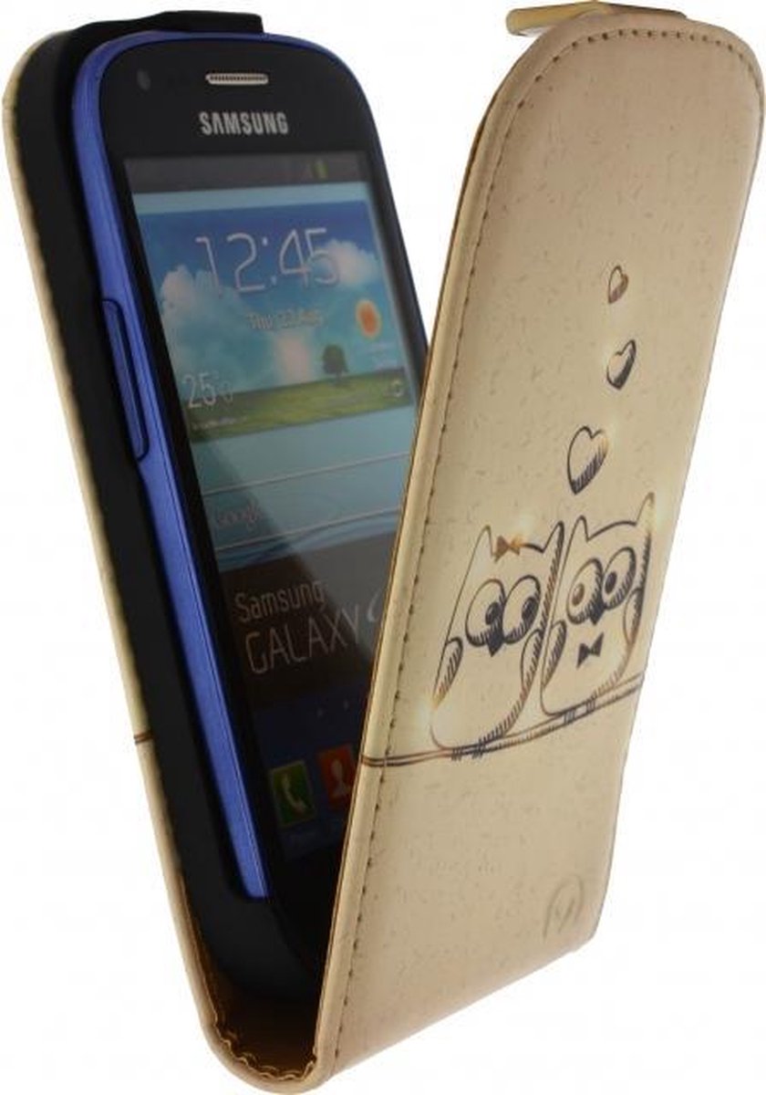 Mobilize Ultra Slim Flip Case Samsung Galaxy SIII mini I8190 Owls