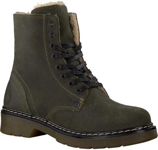 Bullboxer Meisjes Veterboots Ahc518 - Groen - Maat 33 | bol.com