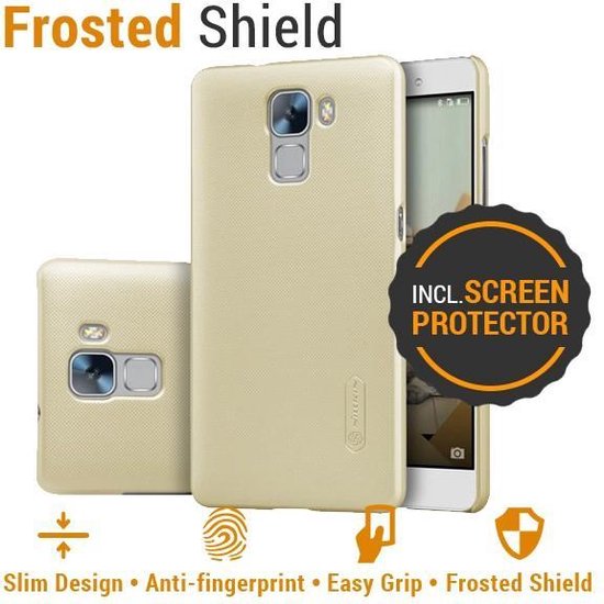 afvoer versieren piloot Nillkin Backcover Huawei Honor 7 - Super Frosted Shield - Gold | bol.com