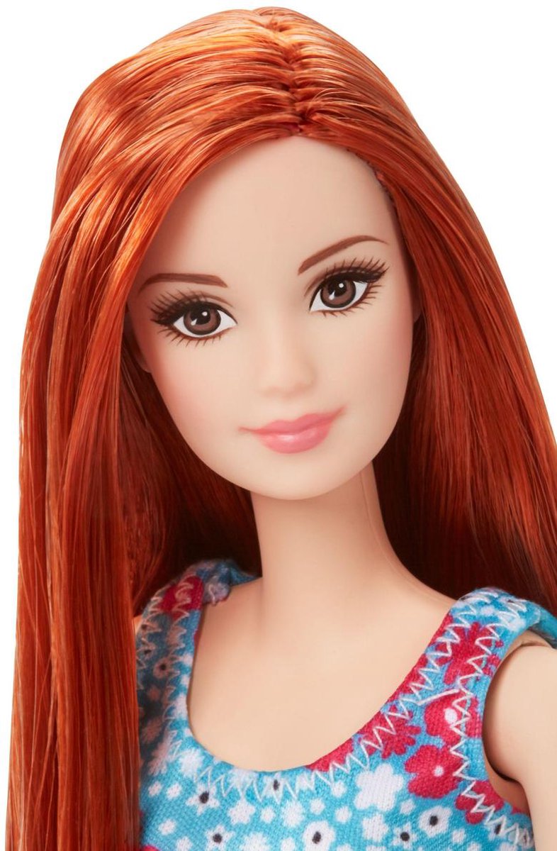 Beschietingen Maak avondeten doe alstublieft niet Barbie basis pop met rood haar | bol.com