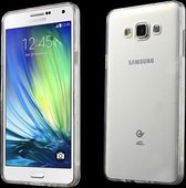 Samsung Galaxy A7 (2015) - hoes, cover, case - TPU - transparant