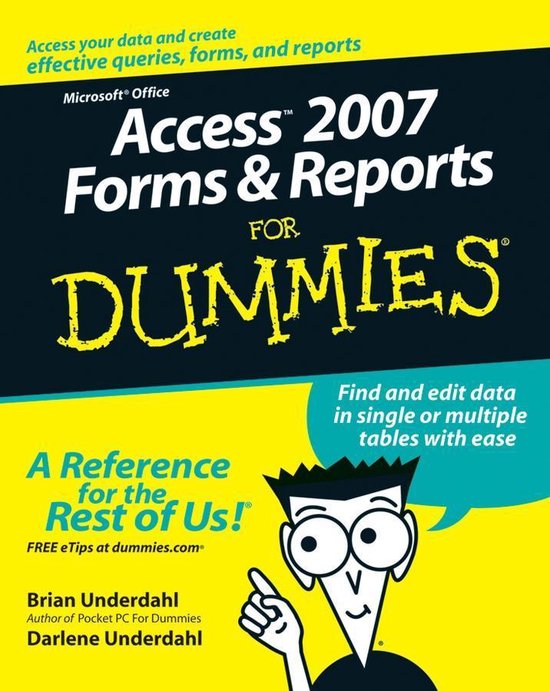Access 2007 Forms and Reports For Dummies - cover
