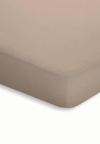 Schlafgut - Stretch - Jersey - Topper Hoeslaken - Tweepersoons - 140/160x200/220 cm - Taupe