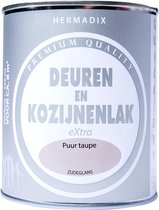 Hermadix deuren & kozijnen lak zijdeglans puur taupe - 750 ml.