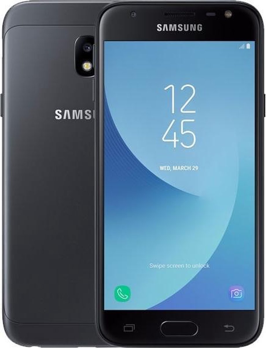trainer Kaarsen Reactor Samsung Galaxy J3 (2017) - 16GB - Zwart | bol.com