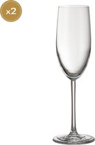 Champagne Glas - 25 cl - Jamie Oliver Waves - Champagneglazen glazen 250 ml